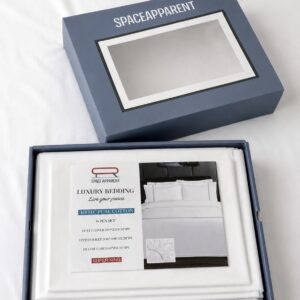 400TC white king-size bedsheet set styled on a neatly dressed bed