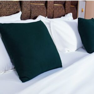 Plain White Duvet, Bedsheet And Pillowcases