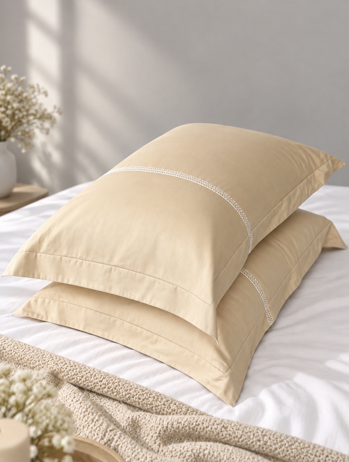 6PC Peach Queen Bedsheet Set | Space Apparent - Image 3