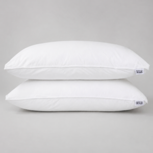 Soft white Standard pillow with 100% cotton cover